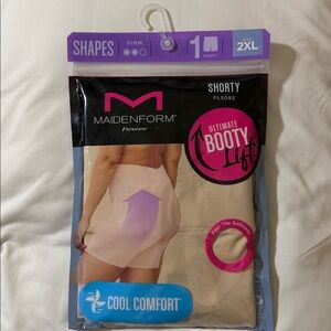Maidenform Women’s Shapewear Booty Lift Firm Shaping Shorts FLS093 2XL NEW!!